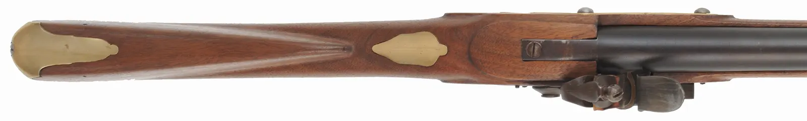 Officer's Fusil,
20 gauge smoothbore, 38-1/2" barrel,
straight grain walnut, brass furniture, used