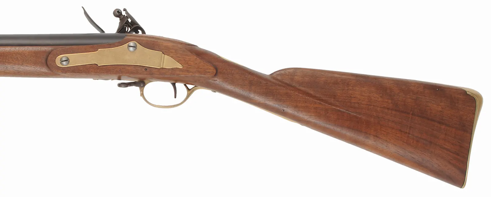 Officer's Fusil,
20 gauge smoothbore, 38-1/2" barrel,
straight grain walnut, brass furniture, used