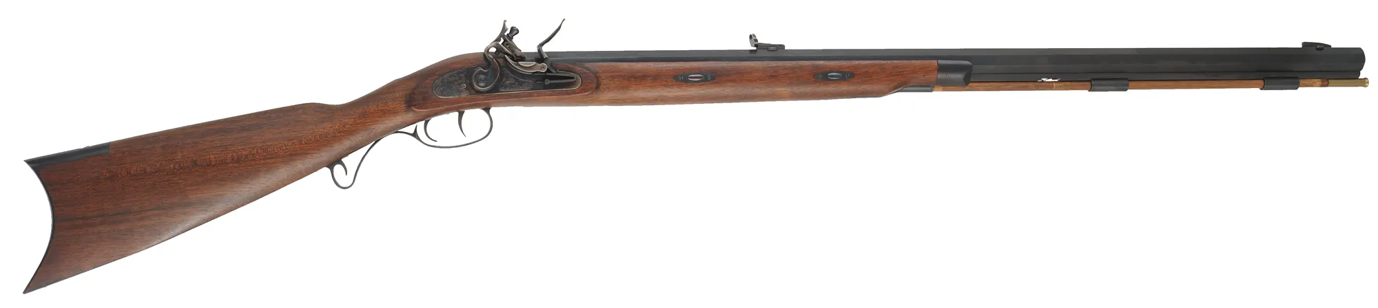 Lyman Great Plains Rifle,
.50 caliber, 32" barrel,
flintlock, walnut, iron, used 