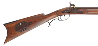 Tennessee Rifle,
 .54 caliber, 42" swamped Colerain barrel,
L&R percussion, maple, iron trim,
new, unfired, by George Nelson