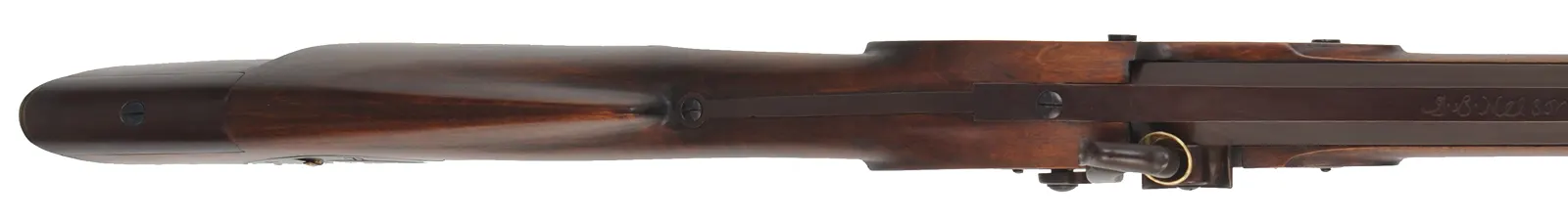 Tennessee Rifle,
 .54 caliber, 42" swamped Colerain barrel,
L&R percussion, maple, iron trim,
new, unfired, by George Nelson