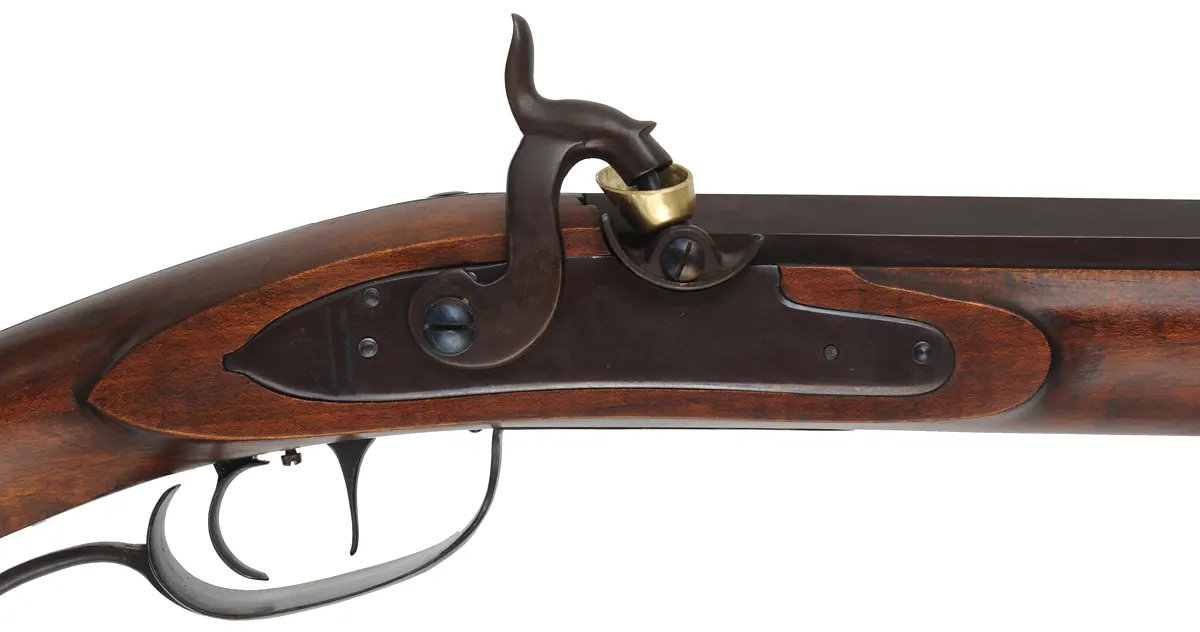 Tennessee Rifle,
 .54 caliber, 42" swamped Colerain barrel,
L&R percussion, maple, iron trim,
new, unfired, by George Nelson