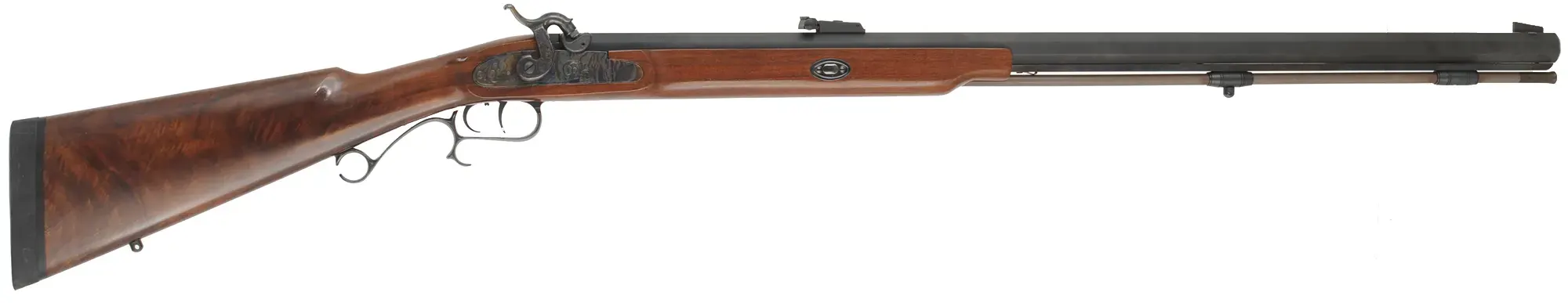 Thompson Center Renegade Custom,
.50 caliber, 32" Green Mountain barrel, 
percussion, figured walnut, iron trim, 
excellent, by Thompson Center Arms