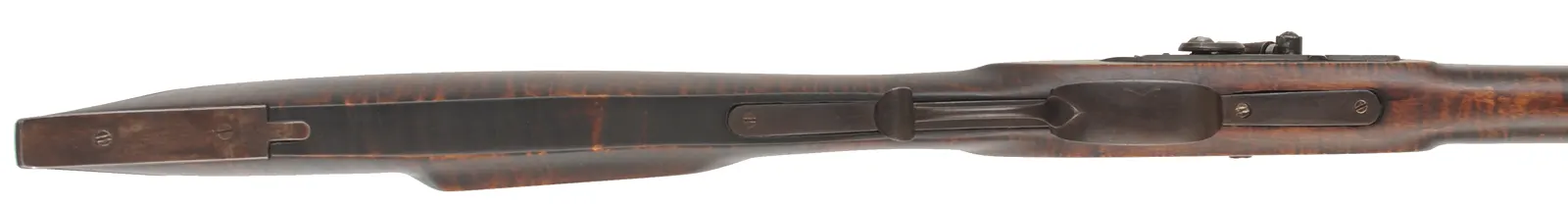 Tennessee Chunk Gun,
.50 caliber 42" Green Mountain barrel,
maple, iron, small Siler percussion lock, used
