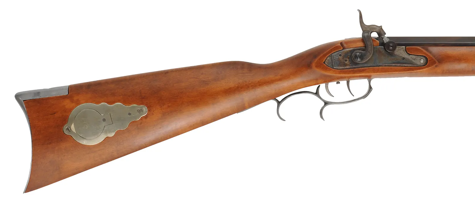 CVA Mountain Rifle,
.50 caliber, 32" barrel,
percussion, maple, iron trim, 
used, from a kit by Connecticut Valley Arms