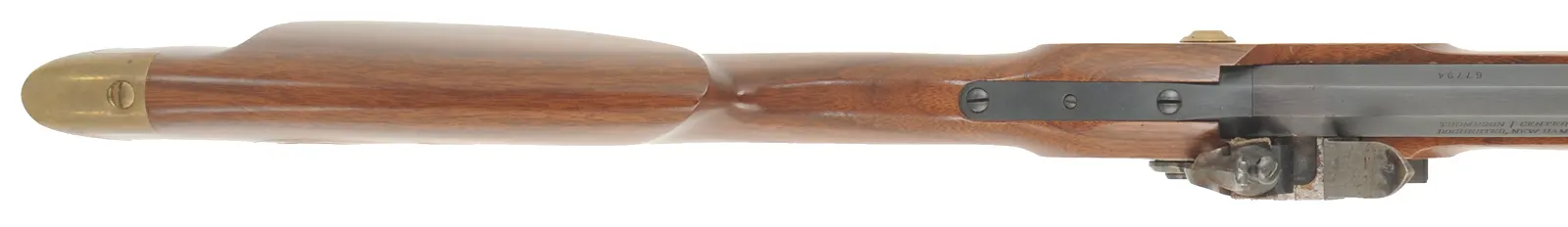 Thompson Center Hawken Rifle
.50 caliber, 28" barrel,
flintlock, walnut, brass, used