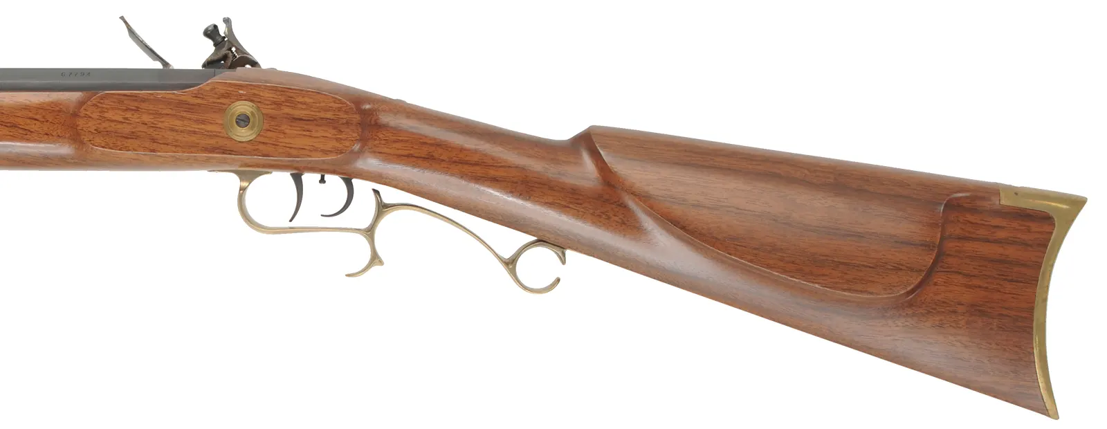 Thompson Center Hawken Rifle
.50 caliber, 28" barrel,
flintlock, walnut, brass, used