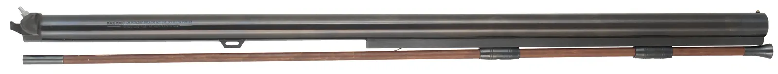 Thompson Center New Englander Barrel Assembly
12 gauge with screw in choke,  28" barrel, 
percussion hooked breech, rib,
ramrod pipes, bead sight, excellent 
