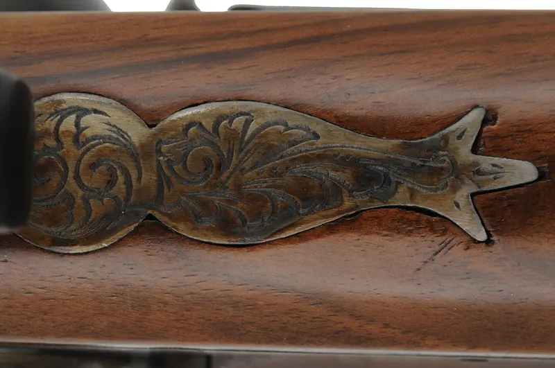 Double Shotgun
13 gauge, 28" barrels,
walnut, checkered straight grip, percussion,
used, by Davide Pedersoli