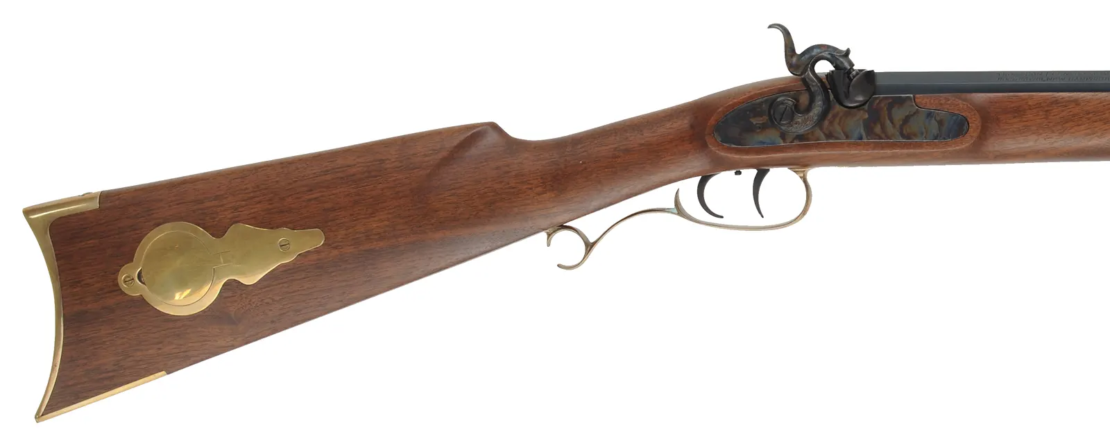 Thompson Center Seneca Rifle,
.36 caliber, 27" barrel,
percussion, walnut, brass, used