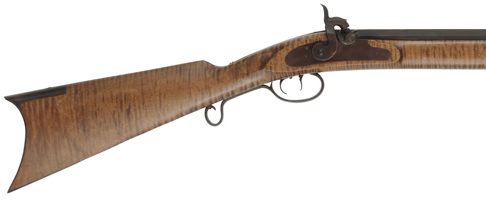 Fullstock Hawken Rifle,
.54 caliber, 36" Green Mountain barrel,
percussion, maple, iron trim, 
gouge on forearm, used