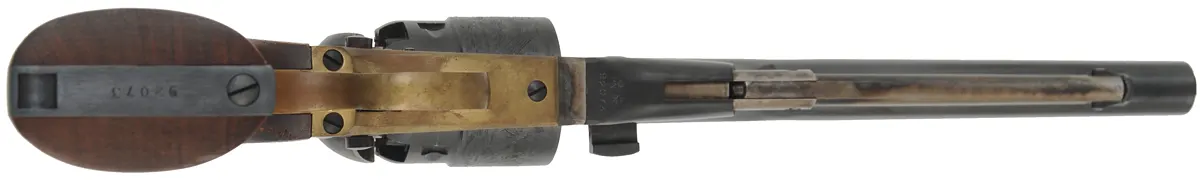 Colt Model 1860 Army Revolver,
.44 caliber, 8" barrel,
percussion, steel backstrap, four screw military frame,
used, by Armi San Marco