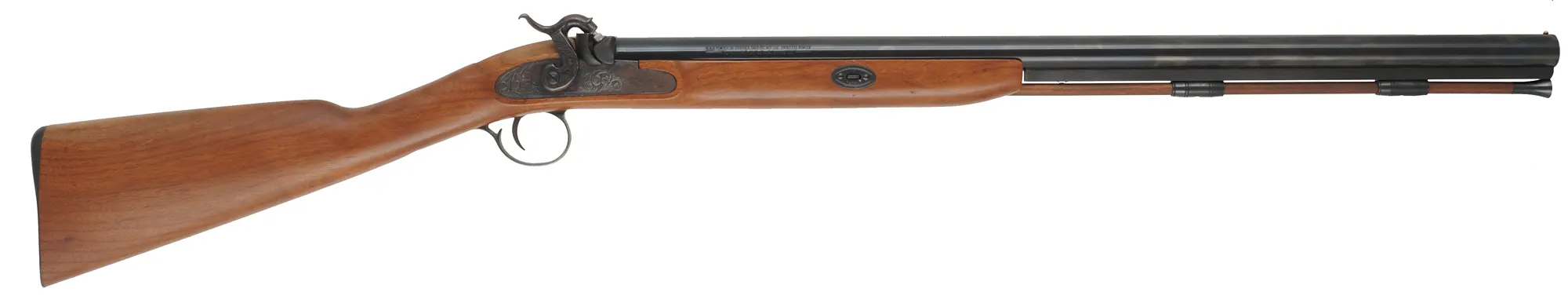 T/C New Englander Shotgun,
12 gauge screw-in chokes, 28" barrel,
percussion, walnut, iron trim, 
used, by Thompson Center Arms