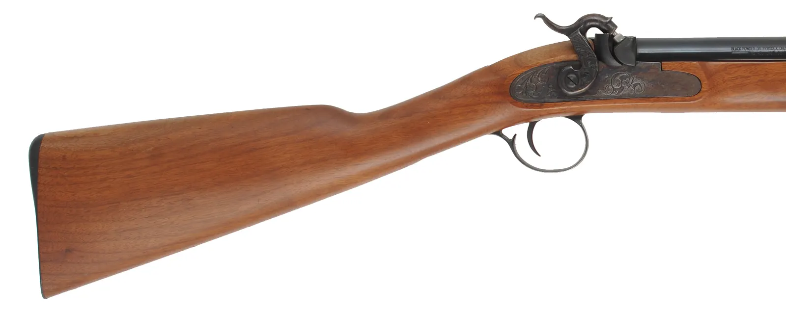 T/C New Englander Shotgun,
12 gauge screw-in chokes, 28" barrel,
percussion, walnut, iron trim, 
used, by Thompson Center Arms