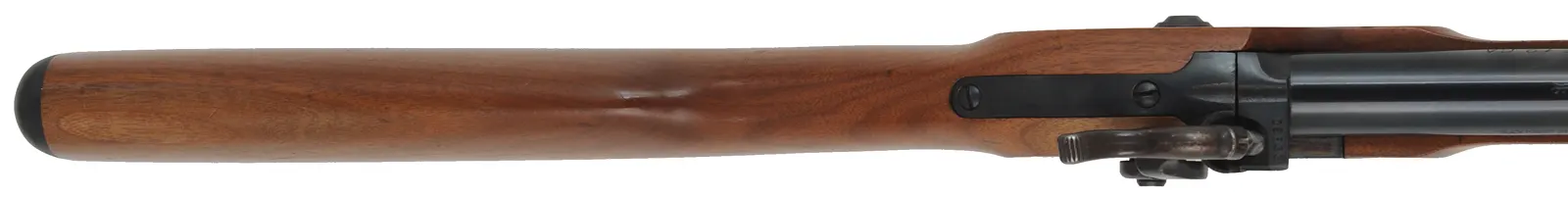 T/C New Englander Shotgun,
12 gauge screw-in chokes, 28" barrel,
percussion, walnut, iron trim, 
used, by Thompson Center Arms