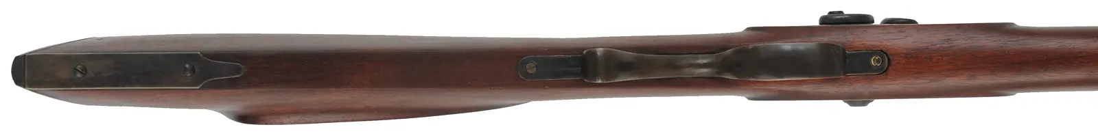 Halfstock Hawken
.50 caliber, 28" barrel,
walnut stock, iron trim, peep sight, used