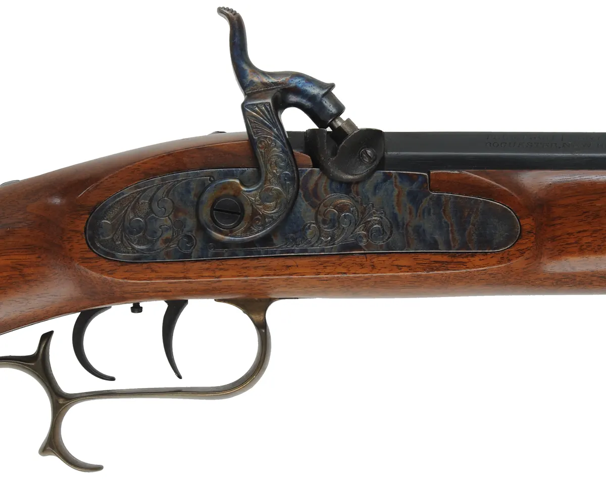 Thompson Center Hawken
.50 caliber, 28" barrel,
walnut stock, brass trim, used,
by Thompson Center Arms