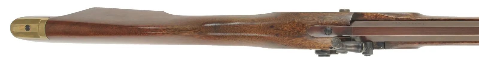 Frontier Longrifle,
.50 caliber, 39" barrel,
percussion, walnut, brass, 
used, by Davide Pedersoli