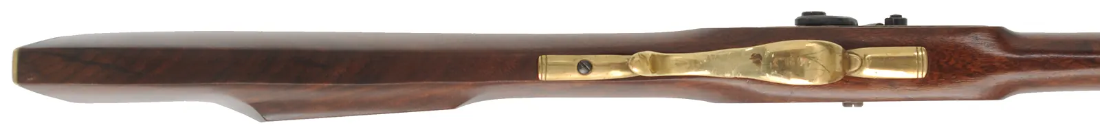 Frontier Longrifle,
.50 caliber, 39" barrel,
percussion, walnut, brass, 
used, by Davide Pedersoli
