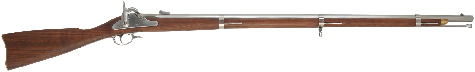 C.S. Richmond Musket,
.58 caliber, 40" barrel,
percussion, walnut, brass & iron,
used, by Armi Sport