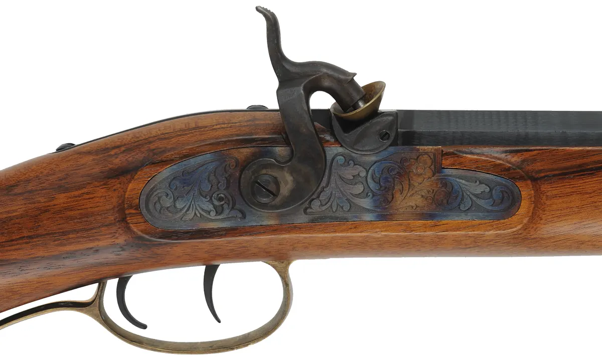 Investarm Hawken Rifle
.50 caliber, 28" barrel,
percussion, walnut, brass, used