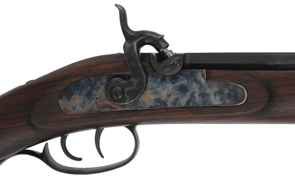 Lyman Great Plains Rifle,
.50 caliber, 32" barrel,
percussion, walnut, iron, used