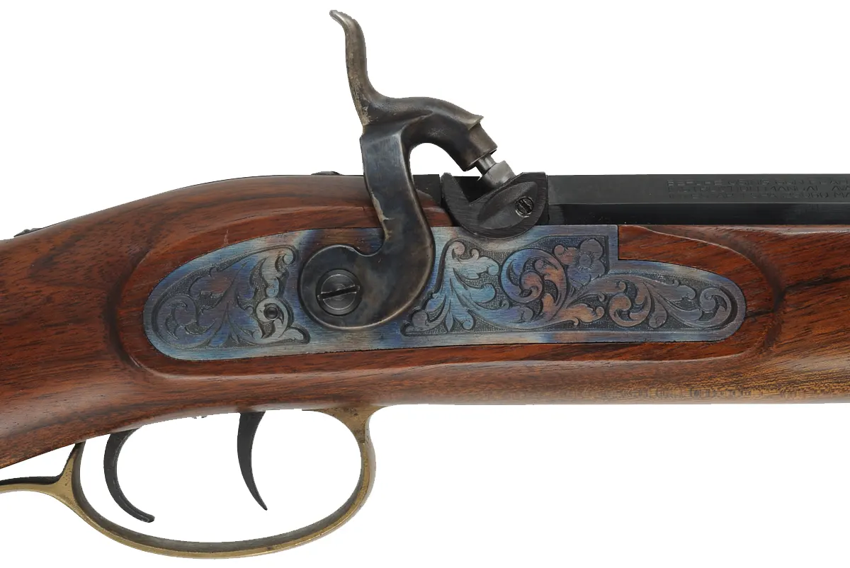 Investarm Hawken Rifle
.50 caliber, 28" barrel,
percussion, walnut, brass, used