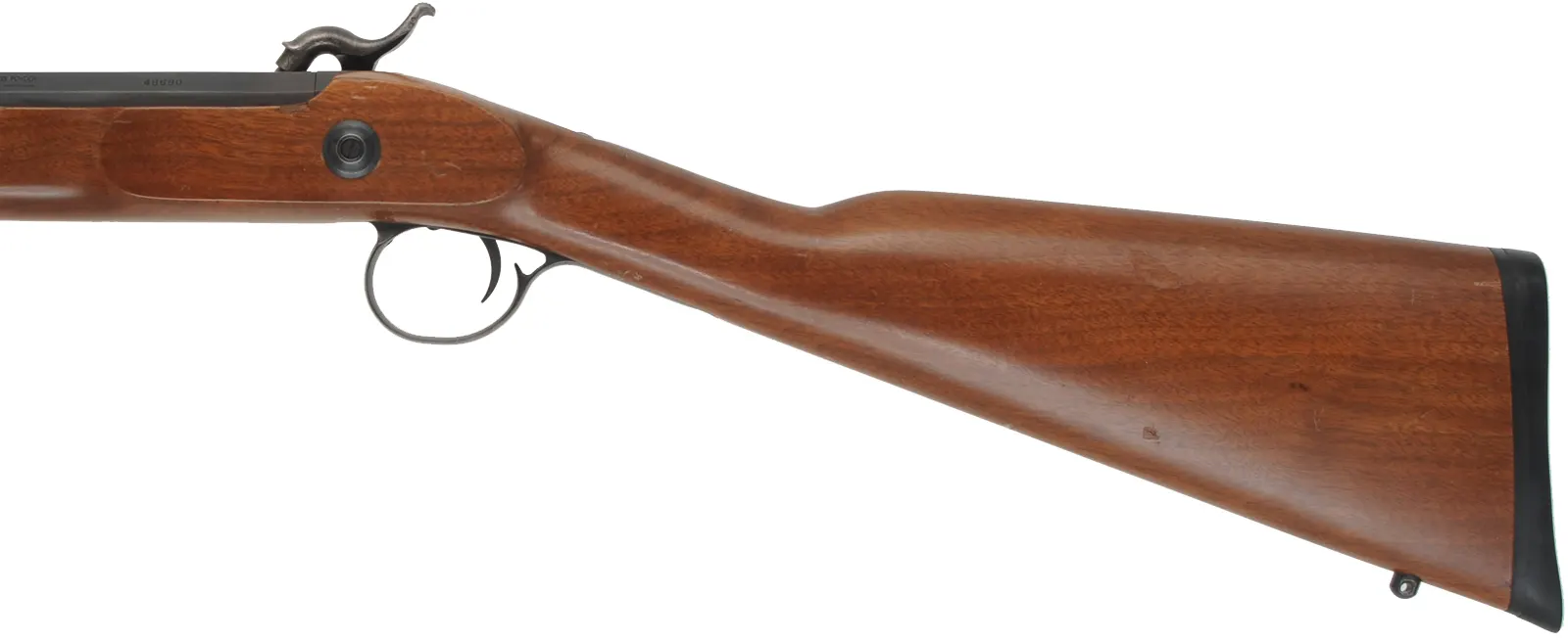 T/C White Mountain Carbine,
 .50 caliber, 21" octagon-to-round barrel, 
percussion, walnut, iron, 
used, with many handling marks in the stock