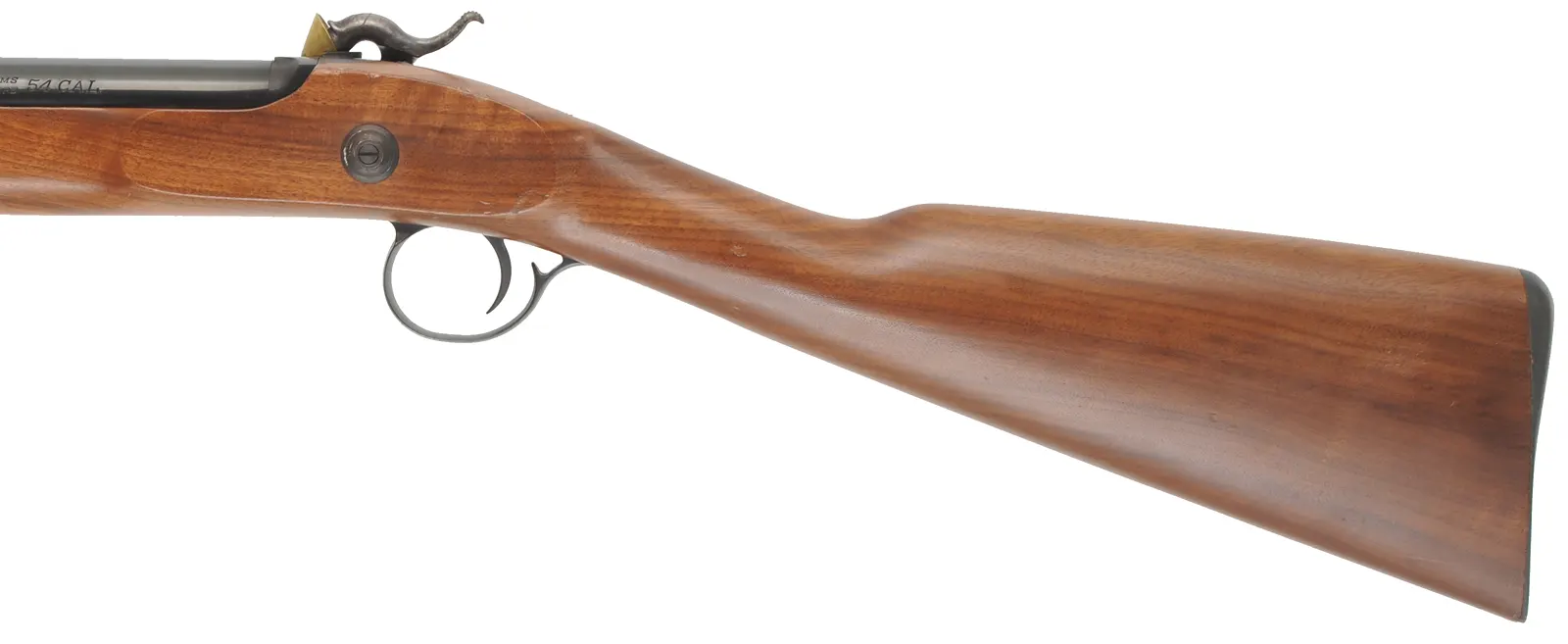 T/C New Englander Rifle,
.54 caliber, 26" barrel,
percussion, walnut, iron trim, 
used, by Thompson Center Arms