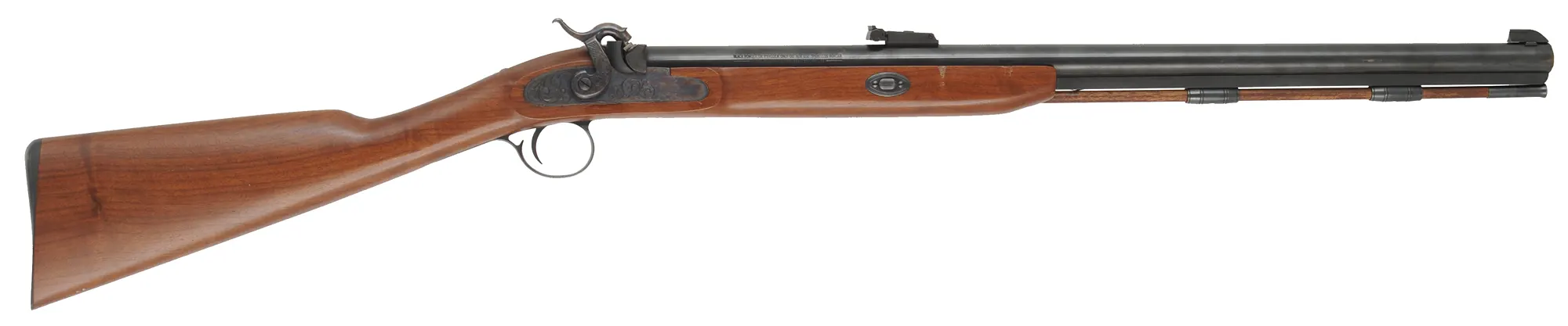 T/C New Englander Rifle,
.50 caliber, 26" barrel,
percussion, walnut, iron trim, 
used, by Thompson Center Arms