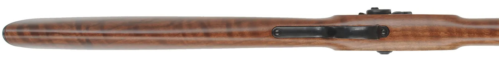 T/C New Englander Rifle,
.50 caliber with QLA, 26" barrel,
percussion, figured walnut, iron trim, 
appears unfired, by Thompson Center Arms