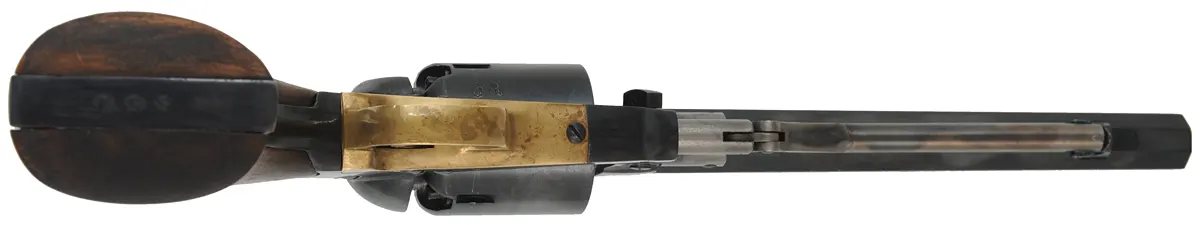 Eli Whitney's Model 1861 Navy Revolver,
 .36 caliber, 7" barrel, 
blued, imported by Armsport, mfg. by Palmetto Armory