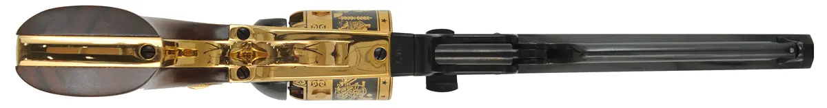 Robert E. Lee Commemorative 1851 Colt Navy ,
.36 caliber, 7 1/2" barrel,
high polish blue with inlaid gold, walnut, cased,
unfired, by United States Historical Society