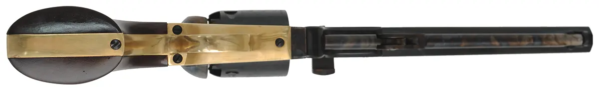 Colt 1851 Navy Revolver,
.36 caliber, 7-1/2" barrel, 
percussion, walnut, brass,
as-new, with factory box, by Pietta