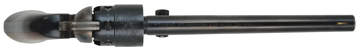 Colt Model 1860 Army Revolver,
.44 caliber, 8" barrel,
percussion, steel backstrap, four screw military frame,
used, by Armi San Marco