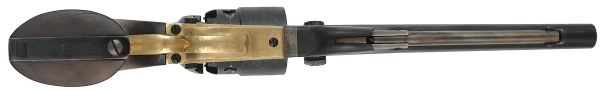 Colt Model 1860 Army Revolver,
.44 caliber, 8" barrel,
percussion, steel backstrap, four screw military frame,
used, by Armi San Marco