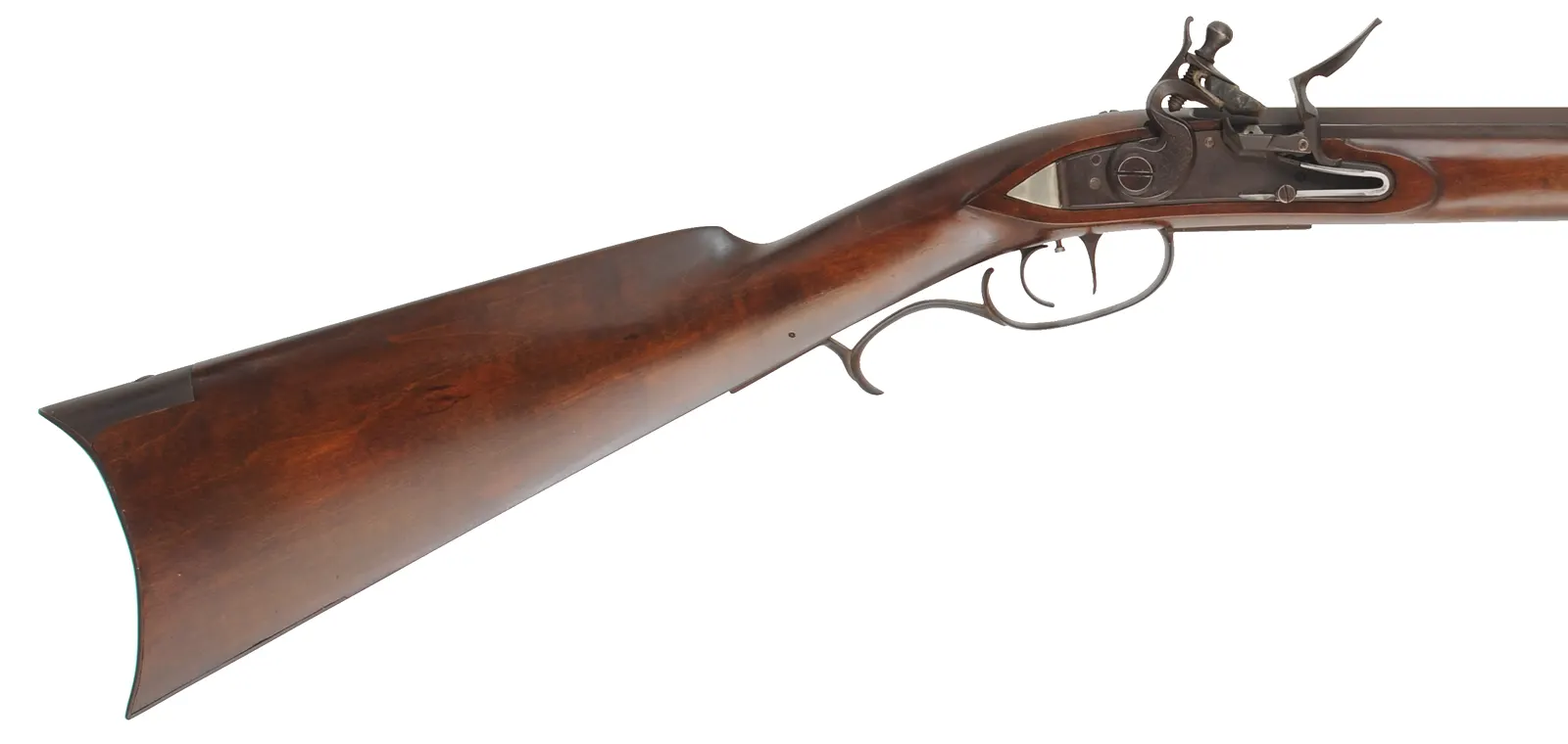 Southern Mountain Rifle
.45 caliber, 38" barrel,
maple stock, iron trim,
large Siler flintlock, as-new, unfired