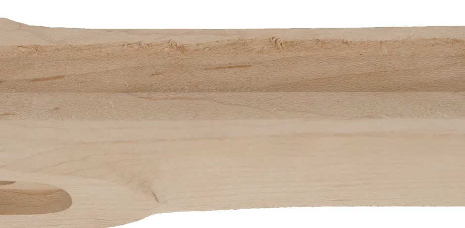 Stock second, Jacob Dickert, pre-inlet large Siler lock,
13/16" octagon, 42" barrel, chipping along barrel channel near breech plain maple