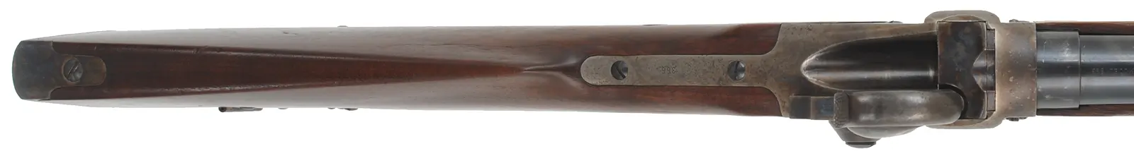 Model 1863 Sharps Military Rifle,
.50 caliber, 30" barrel,
walnut, three band, color case hardened steel, 
double set triggers, used, by Shiloh, Farmingdale, New York