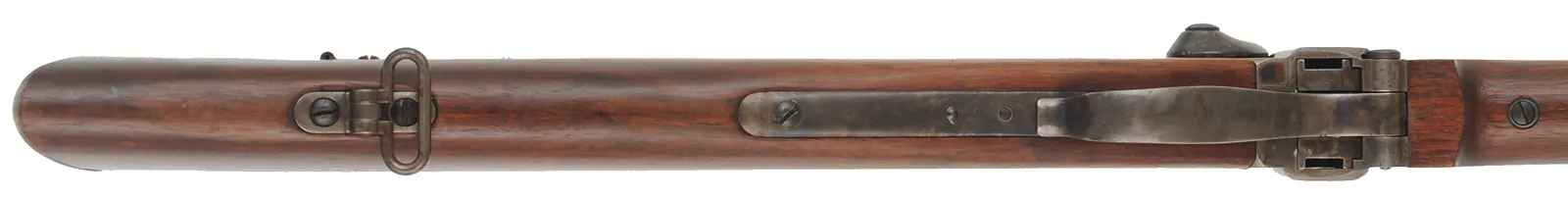 Model 1863 Sharps Military Rifle,
.50 caliber, 30" barrel,
walnut, three band, color case hardened steel, 
double set triggers, used, by Shiloh, Farmingdale, New York