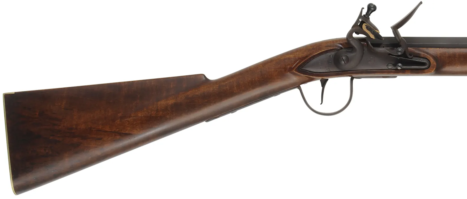 Northwest Trade Gun,
20 gauge, 36" tapered octagon-to-round barrel,
L&R flintlock, maple, brass & iron, 
new, unfired, by J.A. Wymore