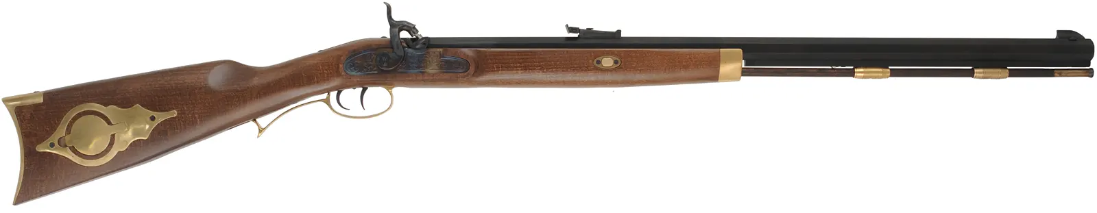 Investarm Hawken Rifle,
.50 caliber, 28" barrel,
percussion, walnut, brass, used