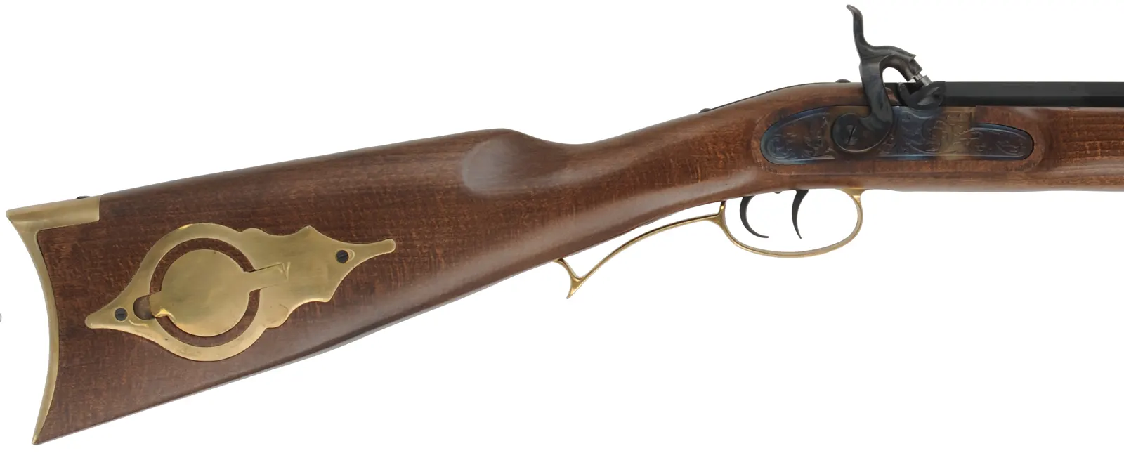 Investarm Hawken Rifle,
.50 caliber, 28" barrel,
percussion, walnut, brass, used