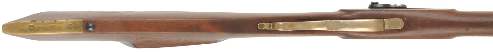 T/C Seneca Rifle,
.45 caliber, 27" barrel,
percussion, walnut, brass, 
fiberglas ramrod, used, by Thompson Center Arms