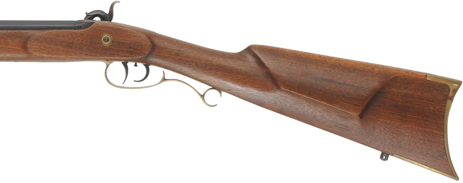 T/C Seneca Rifle,
.45 caliber, 27" barrel,
percussion, walnut, brass, 
fiberglas ramrod, used, by Thompson Center Arms