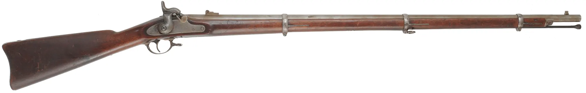Model 1861 Special Contract Musket,
.58 caliber, 40" barrel, 
three bands, walnut, iron,
marked L.G. & Y Windsor VT