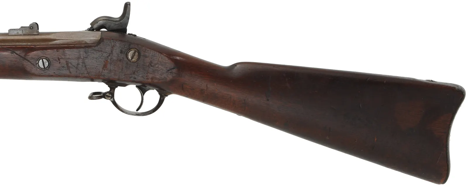 Model 1861 Special Contract Musket,
.58 caliber, 40" barrel, 
three bands, walnut, iron,
marked L.G. & Y Windsor VT