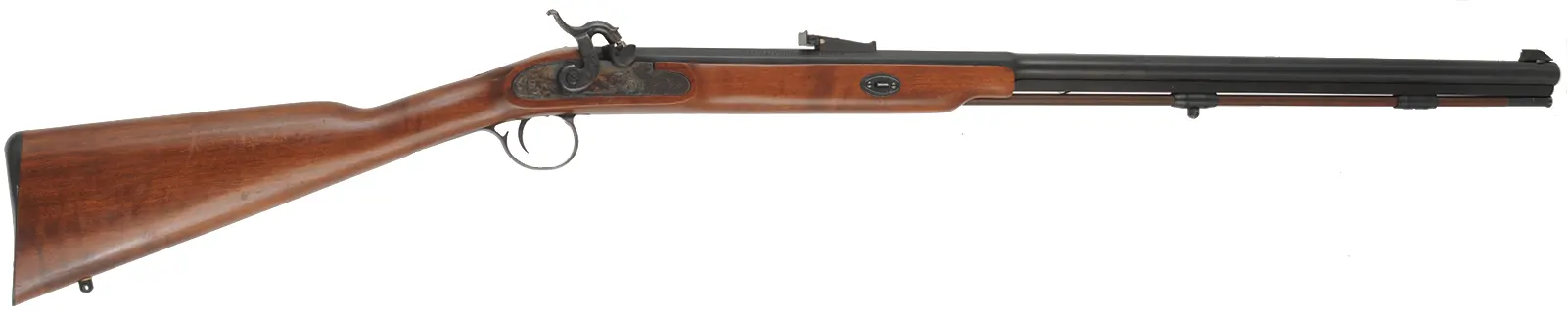 T/C Pennsylvania Hunter Rifle,
.50 caliber, 31" octagon-to-round barrel,
QLA muzzle, percussion, walnut, iron, 
used, by Thompson Center Arms