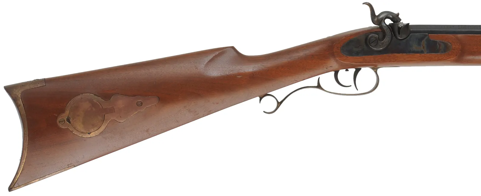 T/C Seneca Rifle,
.36 caliber, 27" barrel,
percussion, walnut, brass, 
used, by Thompson Center Arms
