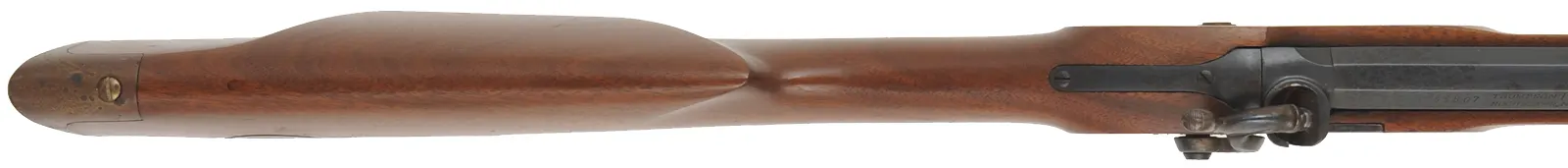 T/C Seneca Rifle,
.36 caliber, 27" barrel,
percussion, walnut, brass, 
used, by Thompson Center Arms